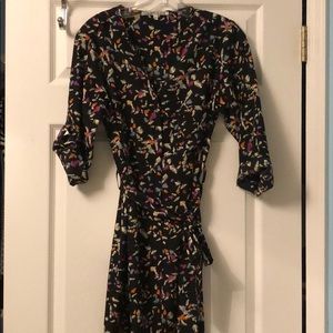 V-neck colorful dress!